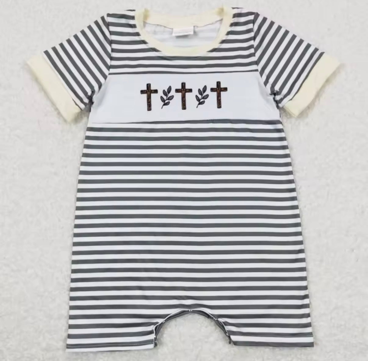Cross Baby Boy Romper