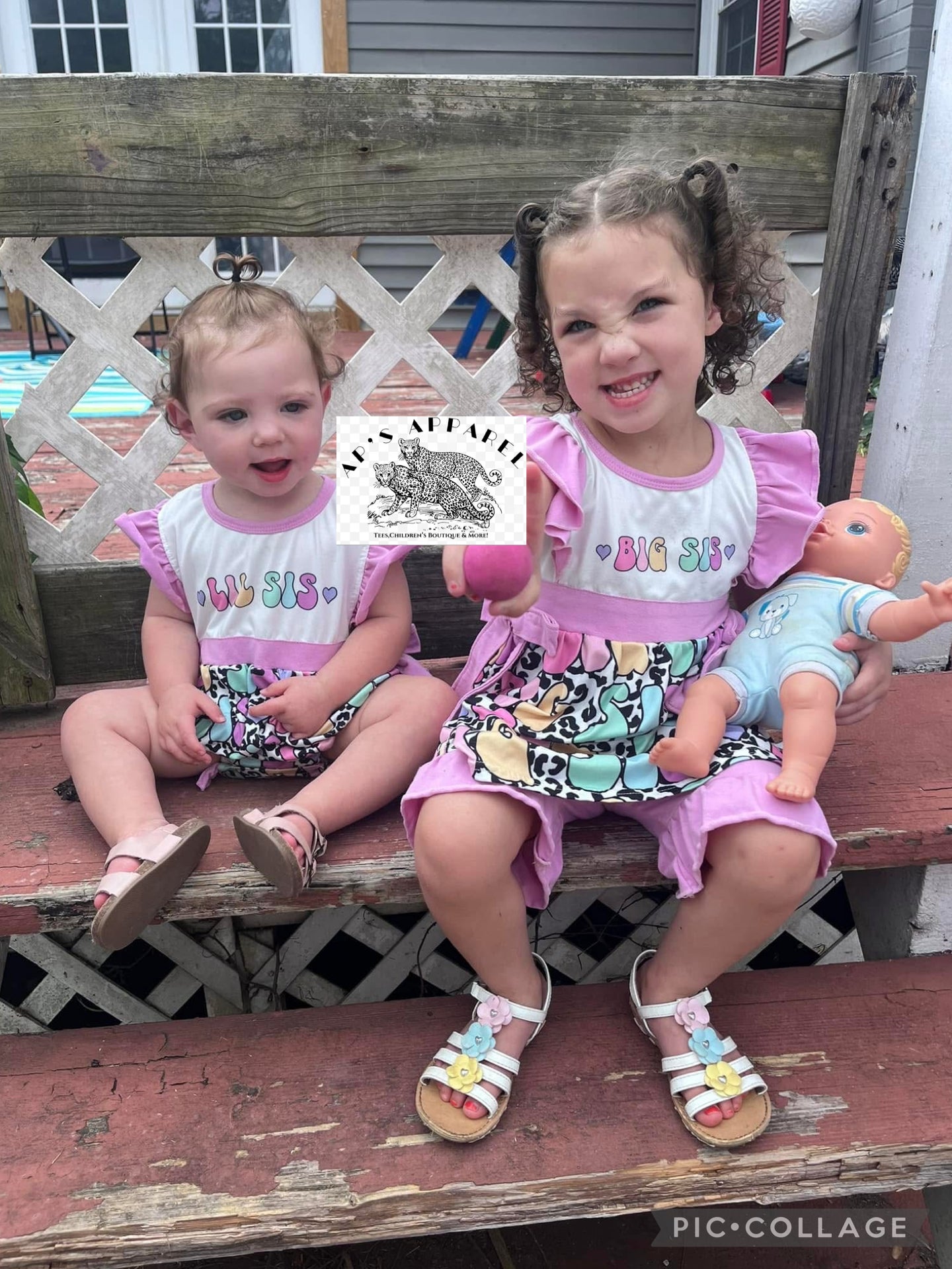 Big Sis Leopard Set