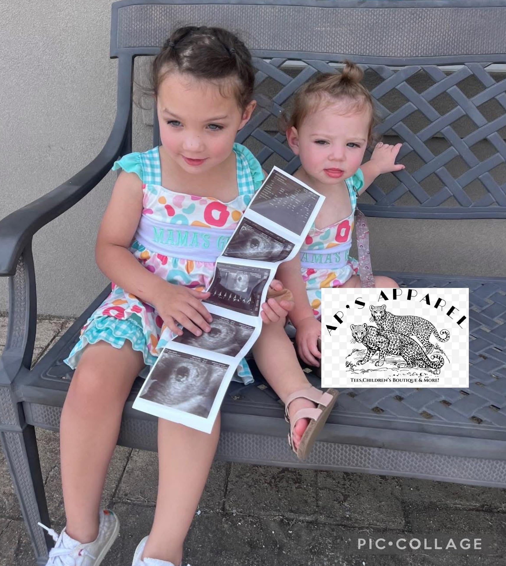 Embroidered Mama’s Girl Colorful Leopard Set